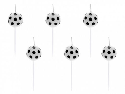 Picture of BIRTHDAY CANDLES FOOTBALL 2.5CM